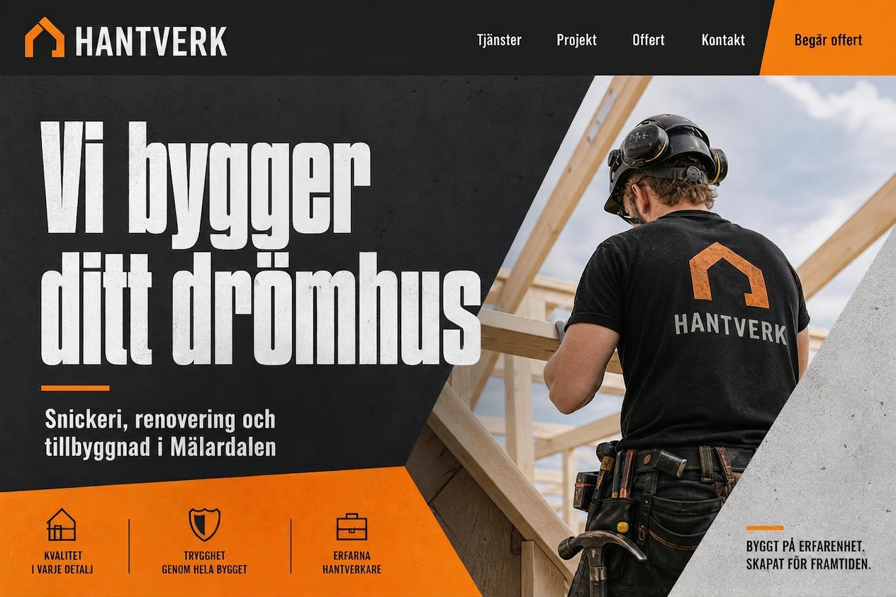 Stark Bygg — Hantverk & Bygg