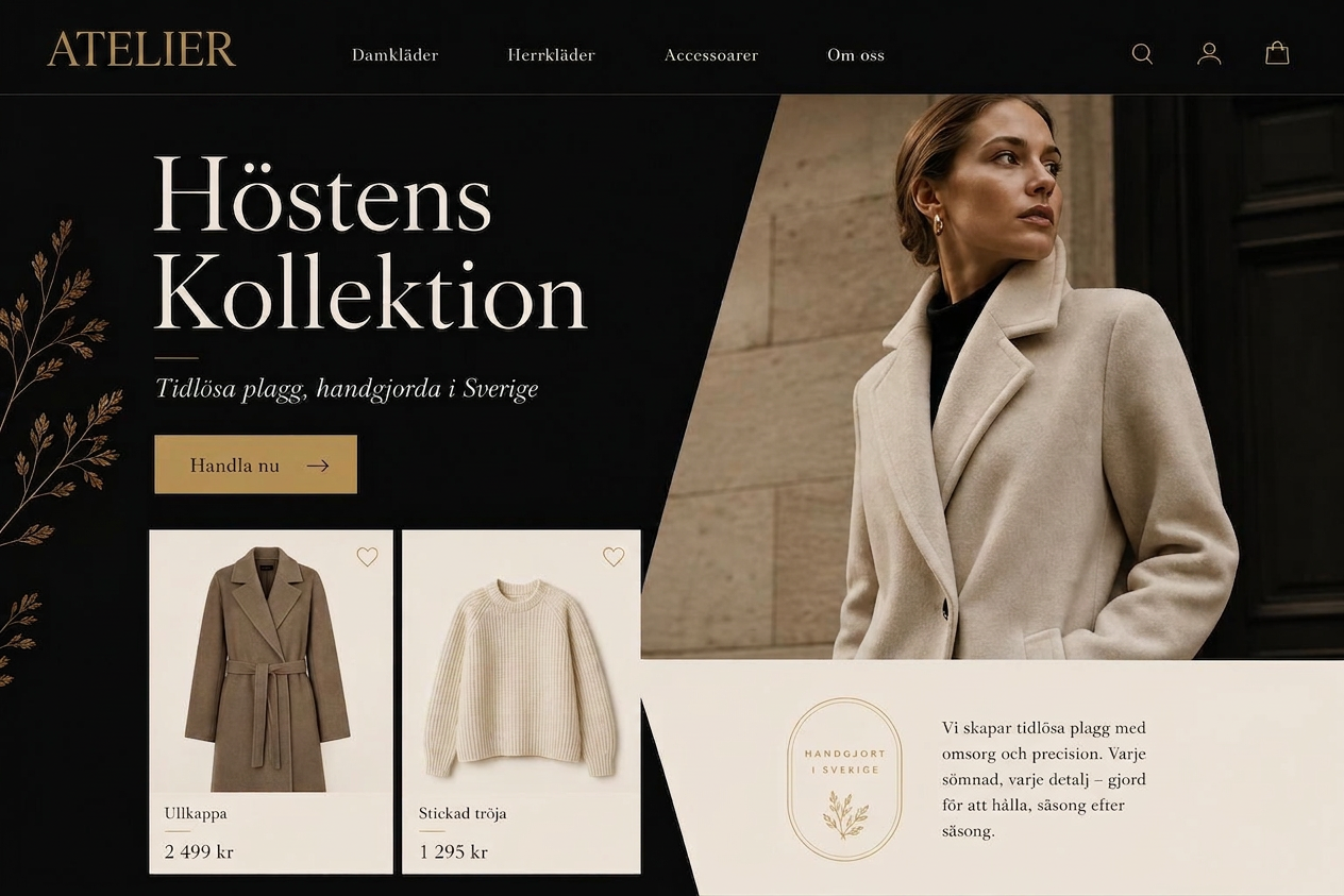 Ateljé Luxe — E-handel & Mode