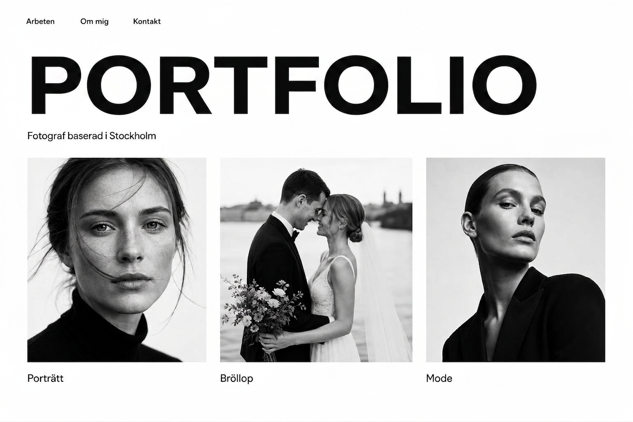 Nordic Portfolio — Kreativ portfolio